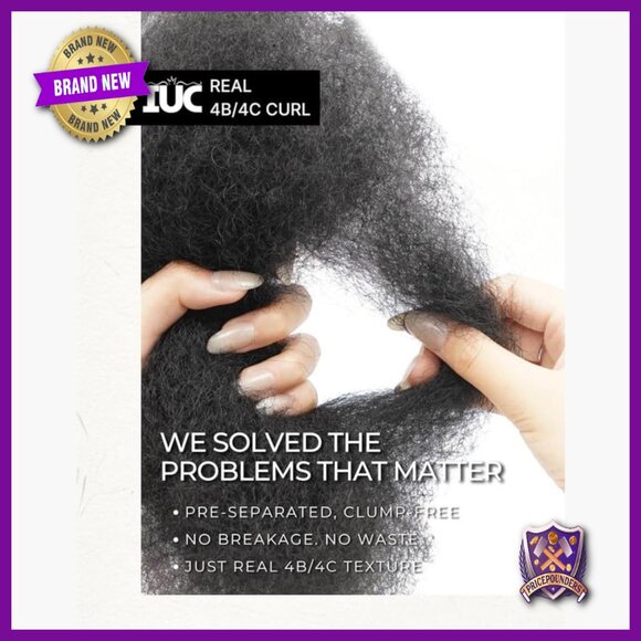 12 Inch 4C Afro Kinky Curly Human Hair Bundle 50g for Braiding Twists main image 4